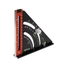 YATO rechtwinkliges Lineal mit Basis 290 x 185 mm Aluminium