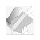 YATO Profilschablone Metall 150 x 46 mm