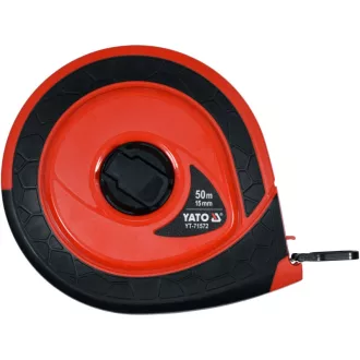YATO Maßband 50 mx 15 mm Glasfaser geschlossen