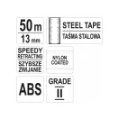 YATO Maßband 50 mx 13 mm Stahl