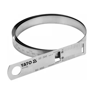   YATO Präzisionsmaßband (+-0,01 mm), Durchmesser 30–300 mm, Umfang 60–950 mm, Edelstahl