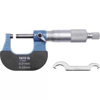 YATO Mikrometer 0-25 mm +/-0,01 mm mechanisch