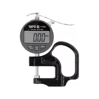 YATO Digitaler Dickenmessschieber 12,7 mm / 0,01 mm