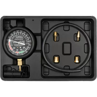 YATO Druck- und Vakuummessset 9-teilig 1 bar