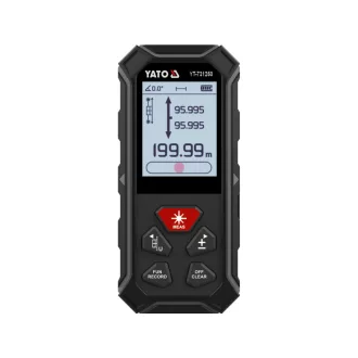 YATO Bidirektionaler Laser-Entfernungsmesser 2 x 100 m