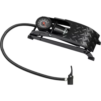 YATO Fußpumpe mit Manometer aus Metall 0-0,7 MPa
