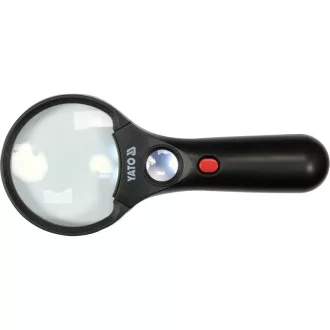 YATO Lupe 3X/45X mit zwei Linsen