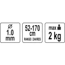 YATO Werkzeughalterkabel bis 2 kg