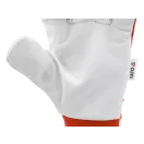 YATO Arbeitsschutzhandschuh, Größe 10, Leder-Baumwolle