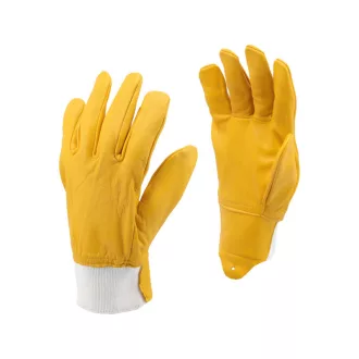 YATO Arbeitsschutzhandschuh Leder Größe 10 gelb