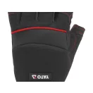 YATO Arbeitsschutzhandschuh ohne Fingerkuppen, Größe 11, schwarz