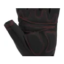 YATO Arbeitsschutzhandschuh ohne Fingerkuppen, Größe 10, schwarz