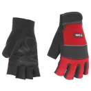 YATO Arbeitsschutzhandschuh fingerlos Größe 10 rot