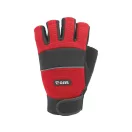 YATO Arbeitsschutzhandschuh ohne Fingerkuppen, Größe 11, rot