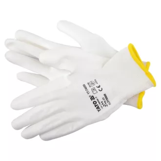 YATO Montagehandschuhe (WEISS getaucht) 9