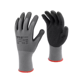   YATO Arbeitsschutzhandschuhe geschäumtes Nitril getaucht 10 rutschfest