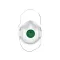 YATO Staubmaske FFP2/KZ NR mit Ventil (3 Stück)