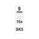 YATO Abbrechklinge 9 mm (10 Stück)