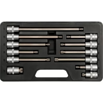   YATO Bit-Steckschlüssel-Set 12-teilig Spline 1/2" M5-M17 CrV