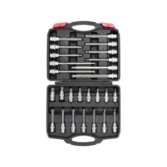 YATO Steckschlüsselsatz 26-teilig 1/2" Spline