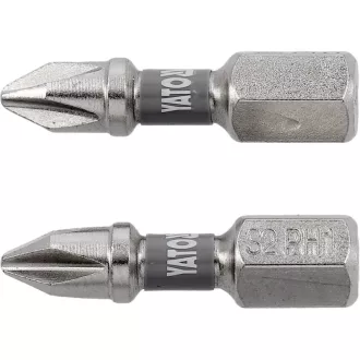 YATO Bit-Spitze PH1 x 25 mm (2 Stück)