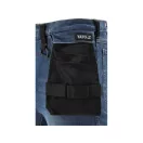 YATO Arbeitssicherheitsjeans lange Hose Größe S 17 Taschen dunkelblau