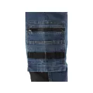 YATO Arbeitssicherheitsjeans lange Hose Größe S 17 Taschen dunkelblau