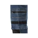 YATO Arbeitsschutzjeans lange Hose Größe M 17 Taschen dunkelblau