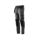 YATO Arbeitsschutzjeans lange Hose Größe L/XL 17 Taschen grau