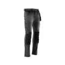 YATO Arbeitsschutzjeans lange Hose Größe 2XL 17 Taschen grau