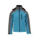 YATO Arbeitsschutz-Softshelljacke mit Kapuze blaugrau Größe M