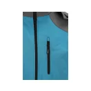 YATO Arbeitsschutz-Softshelljacke mit Kapuze blau-grau Größe XXXL