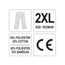 YATO Arbeitsschutzhose Größe 2XL 5 Taschen Dan