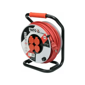 YATO Kabeltrommel 50 m 3 x 2,5 mm2