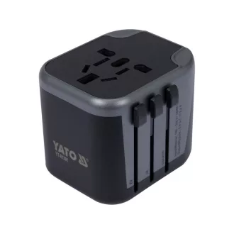 YATO Universeller Netzwerkadapter 2x USB, 12W