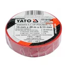 YATO Isolierband 15 x 0,13 mm x 20 m rot