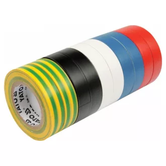   YATO Isolierband 19 x 0,13 mm x 20 m fünf Farben (10 Stück)