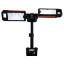 YATO Akku-LED-Doppelreflektor 5000 lm auf Ständer