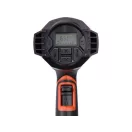 YATO Heißluftgebläse mit Zubehör mit LCD-Display 50 - 650 °C 1600 W