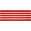 YATO Klebekartusche rot 11 x 200 mm (5 Stück)