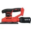 YATO Akku-Vibrationsschleifer 90 x 187 mm 18 V Li-Ion (ohne Akku + Ladegerät)