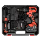 YATO Akku-Schlagbohrschrauber 75 Nm bürstenlos 18 V (1 x 3,0 Ah Akku + Ladegerät)