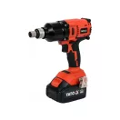 YATO Akku-Schlagschrauber 1/2" 700 Nm bürstenlos 18 V (1 x 3,0 Ah Akku + Ladegerät)