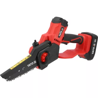   YATO Akku-Kettensäge 175 mm bürstenlos 18 V (1 x 2 Ah Akku + Ladegerät)