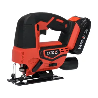   YATO Akku-Stichsäge 18 V Li-Ion (1 x 2,0 Ah Akku + Ladegerät)