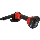 YATO Akku-Winkelschleifer bürstenlos 125 mm 18 V (mit 4 Ah Akku und 2 Ah Ladegerät)