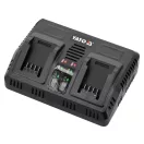 YATO Doppelbatterieladegerät für Maschinen 18 V