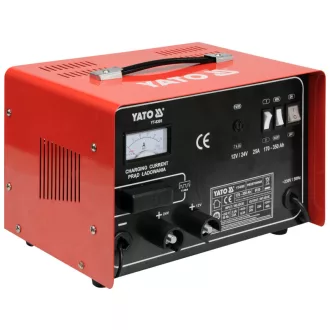 YATO Batterieladegerät 12-24 V / 25 A / 170-350 Ah