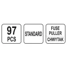 YATO Sicherungssatz 97 Teile allgemein