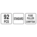 YATO Sicherungssatz 92 Teile allgemein